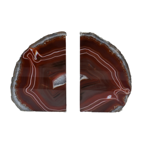Gorgeous Natural Agate Bookends- Multiple Color Options 