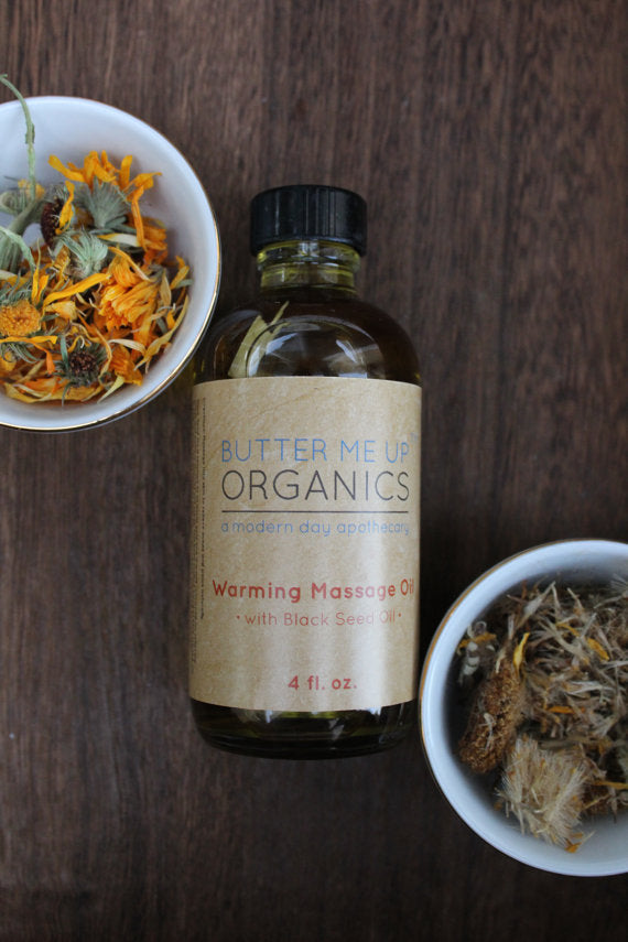 Organic Vegan Cruelty-Free Warming Massage Oil/Muscle Ache Reliever - Roses & Chains | Fashionable Clothing, Shoes, Accessories, & More