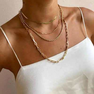 Paperclip Link Chain Necklace