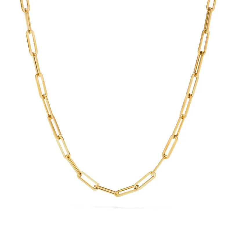 Paperclip Link Chain Necklace