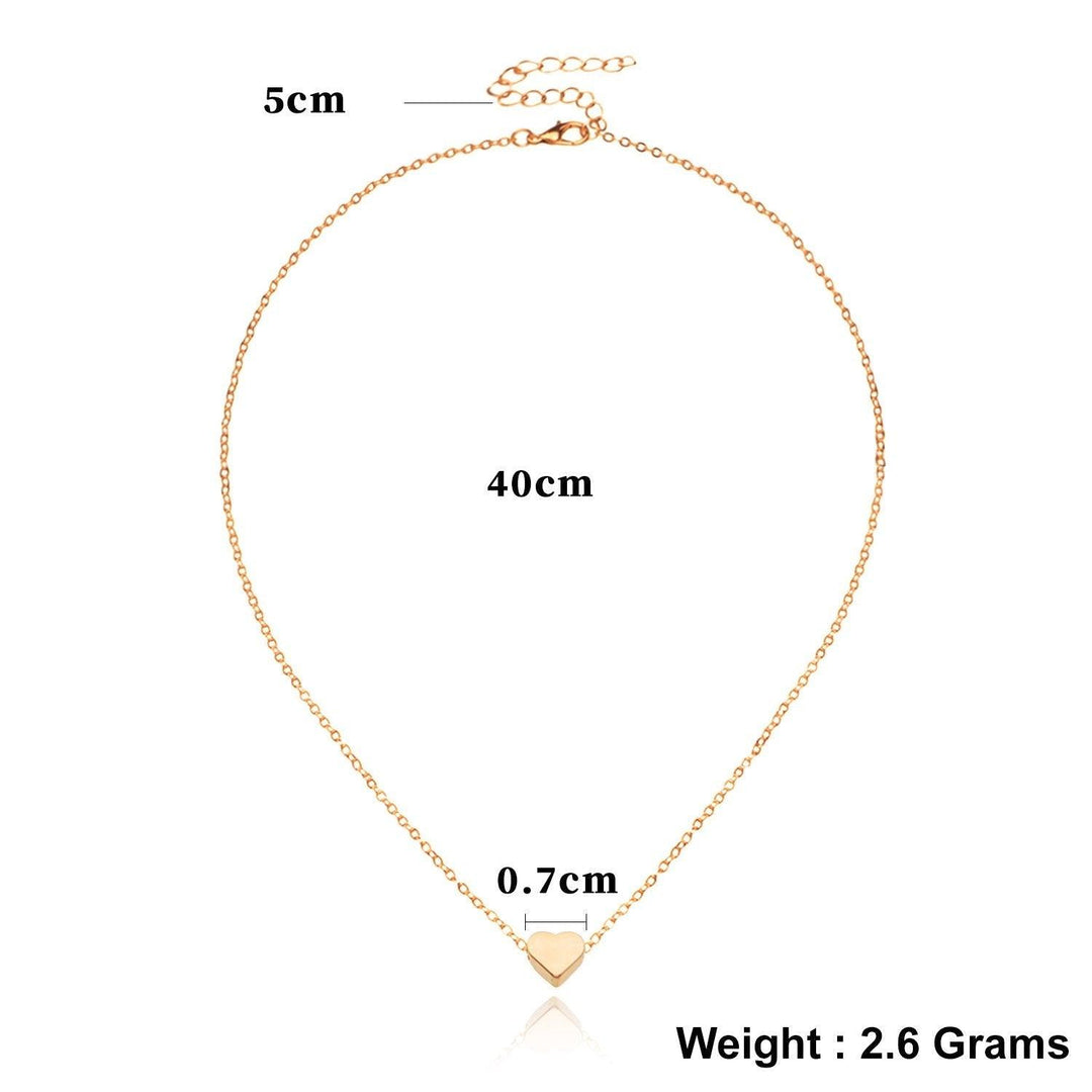 18K Gold Plated, Classic Heart Necklace