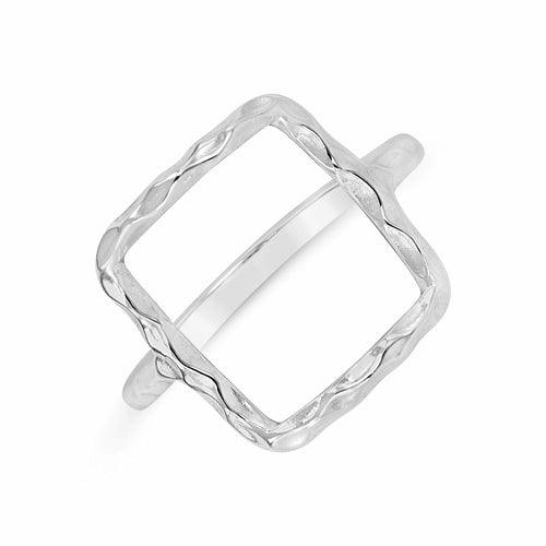 Enchanting Minimalistic Geometric Ring