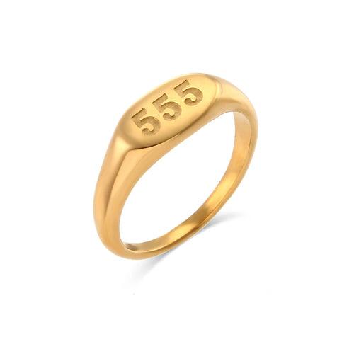 18K Gold Plated, Angel Number Rings