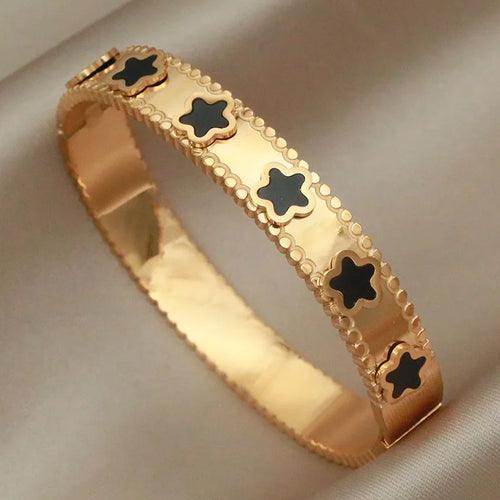 Classic Leopard And Crystal Bracelets (Gold, Rose Gold And Silver)