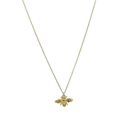 18k gold plated Honey Bee Necklace