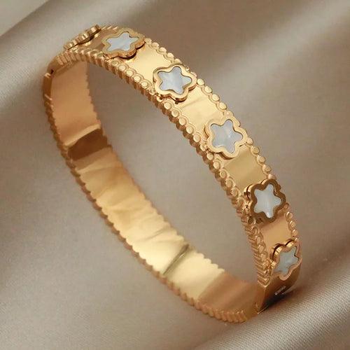 Classic Leopard And Crystal Bracelets (Gold, Rose Gold And Silver)