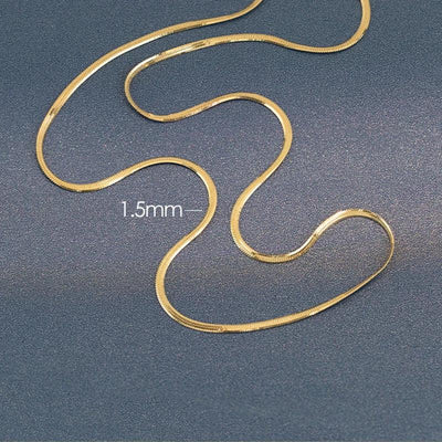 14K Gold Snake Chain Necklace Or  Bracelet