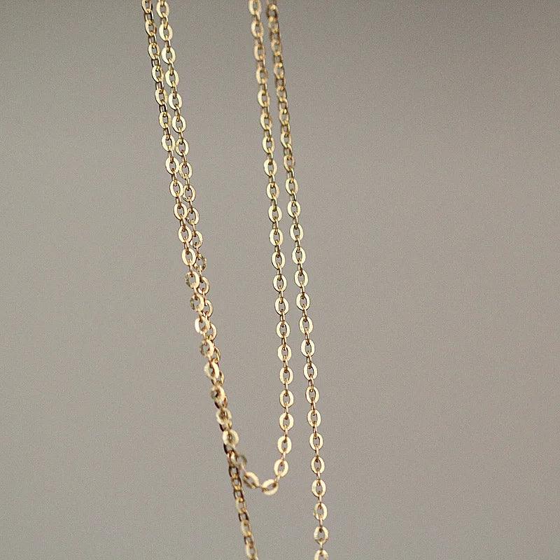 9K Gold Chain Necklace