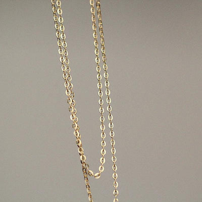 9K Gold Chain Necklace