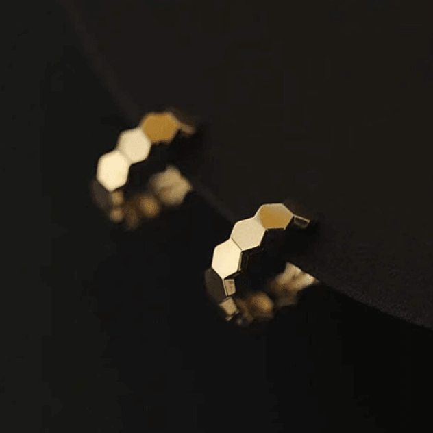 Solid 9K Gold Hoop Earrings