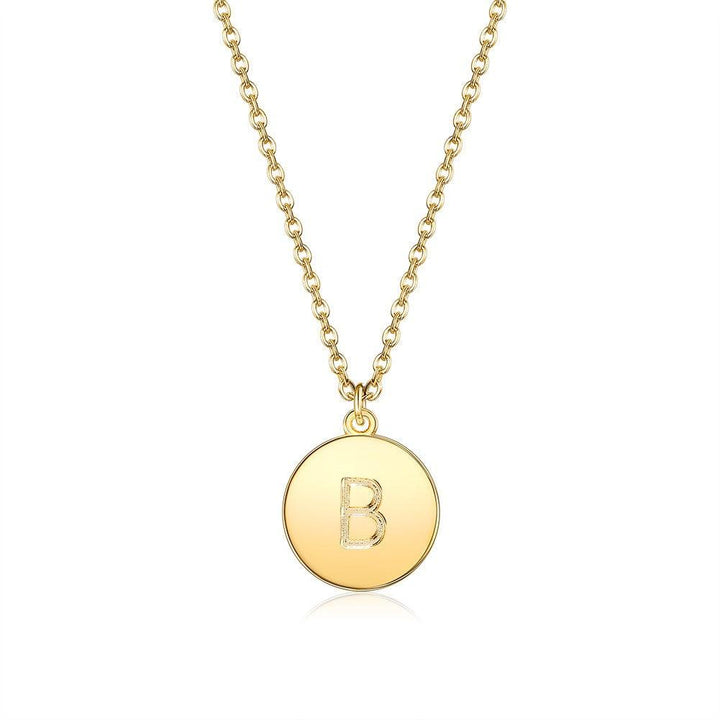 18K Gold Plated Initial Necklace