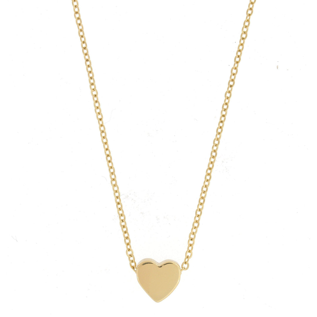 18k Gold Plated Mini Heart Necklace