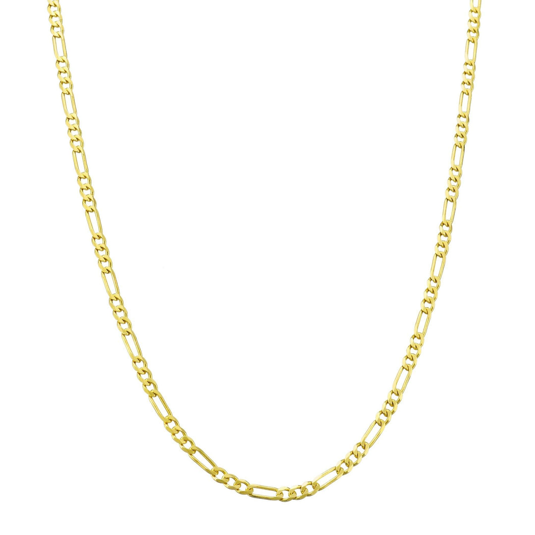 14 karat Gold Thin Baby Figaro Chain Necklace