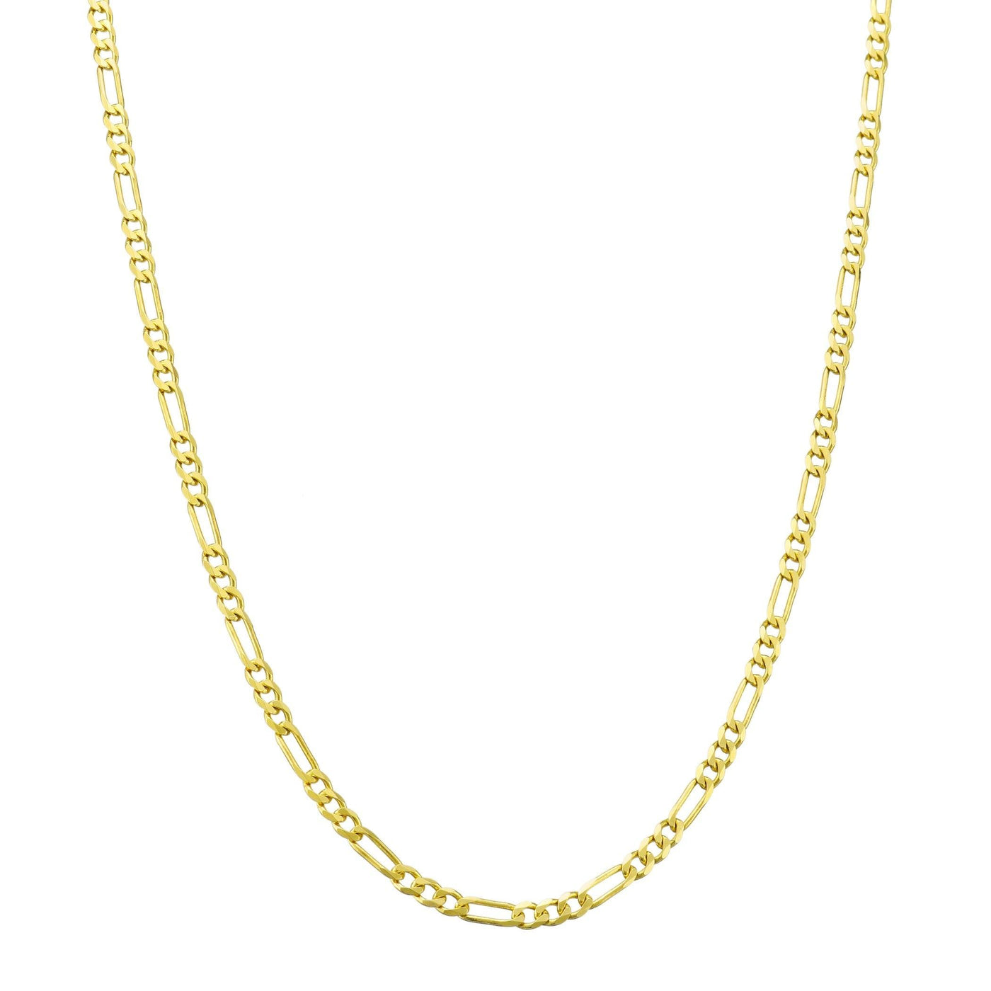 14 karat Gold Thin Baby Figaro Chain Necklace