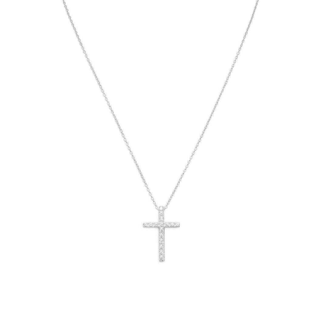 CZ Cross Necklace