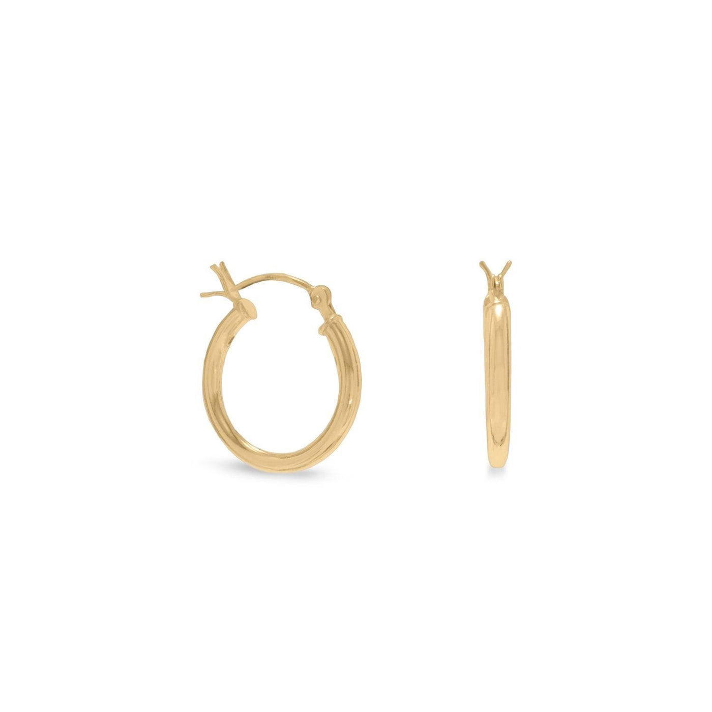 Gold Plated Hoop Earrings