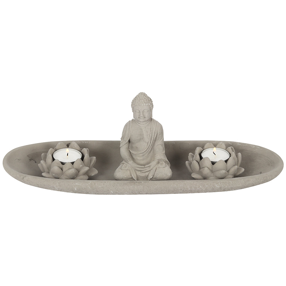 Buddha Tealight Candle Set - Roses & Chains | Fashionable Clothing, Shoes, Accessories, & More
