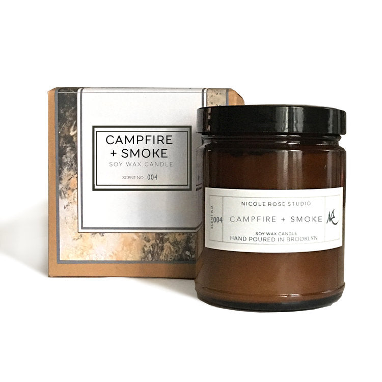Campfire & Smoke Soy Wax Candle - Roses & Chains | Fashionable Clothing, Shoes, Accessories, & More