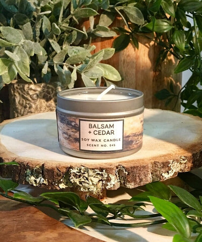 Balsam & Cedar Soy Wax Candle - Roses & Chains | Fashionable Clothing, Shoes, Accessories, & More