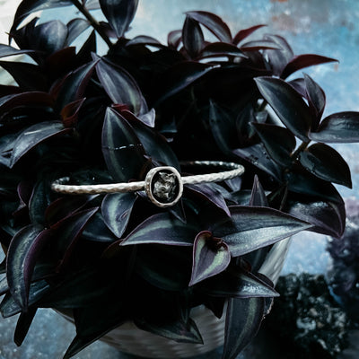 Oval Meteorite Cuff Bracelet - Roses & Chains | Fashionable Clothing, Shoes, Accessories, & More