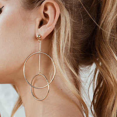 Two Circles Earrings - Roses & Chains | Fashionable Clothing, Shoes, Accessories, & More