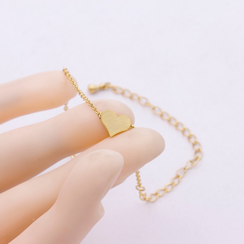 Tiny Heart Bracelet - 3 Color Options