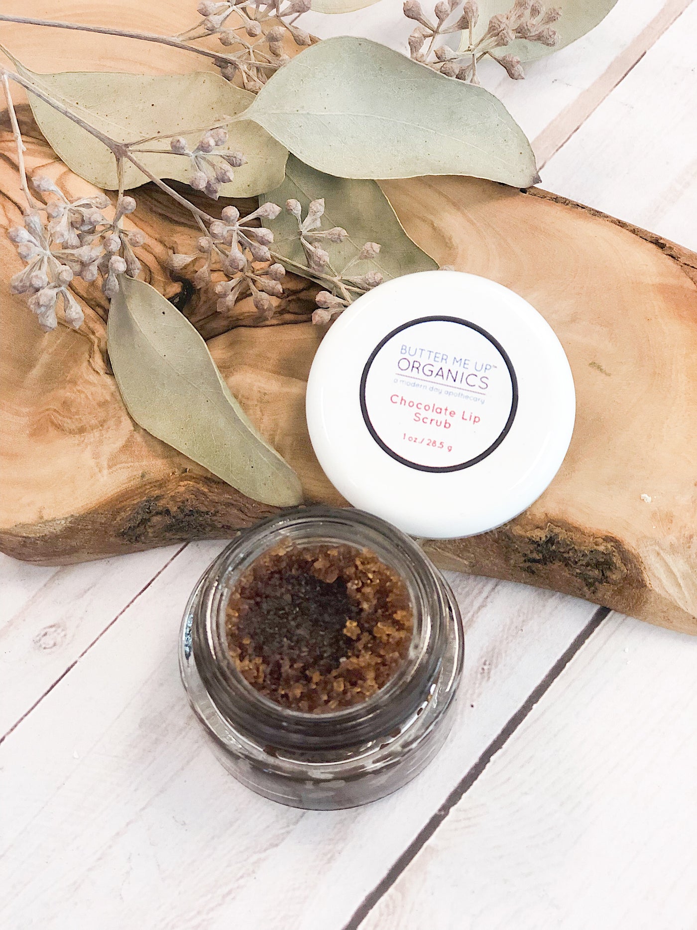 Organic Vegan Cruelty-Free Chocolate Lip Scrub For Flaky Chapped Lips - Roses & Chains | Fashionable Clothing, Shoes, Accessories, & More