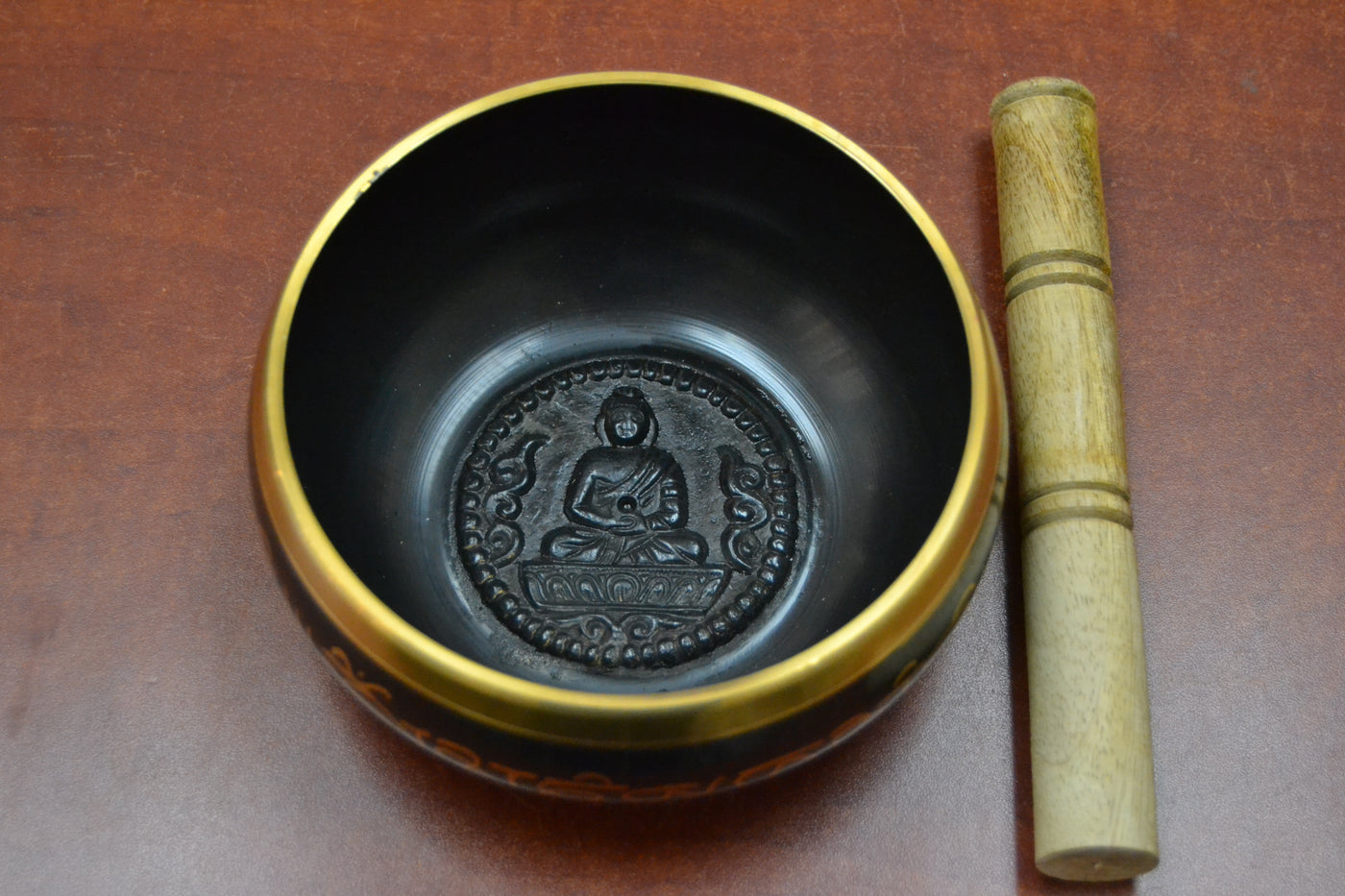 Handmade Nepal Tibetan Buddhist Brass Singing Bowl - Roses & Chains | Fashionable Clothing, Shoes, Accessories, & More