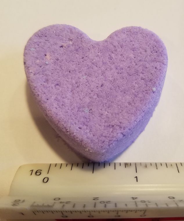 Organic, Homemade and Vegan - Assorted Mini Bath Bomb Hearts