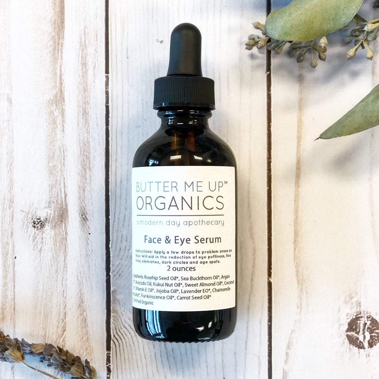 Organic Vegan Cruelty-Free Face & Eye Serum - Roses & Chains | Fashionable Clothing, Shoes, Accessories, & More