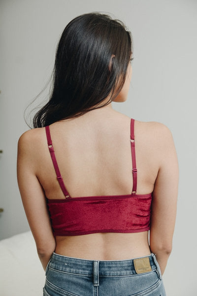 Velvet Lace Half Cami Top - Roses & Chains | Fashionable Clothing, Shoes, Accessories, & More
